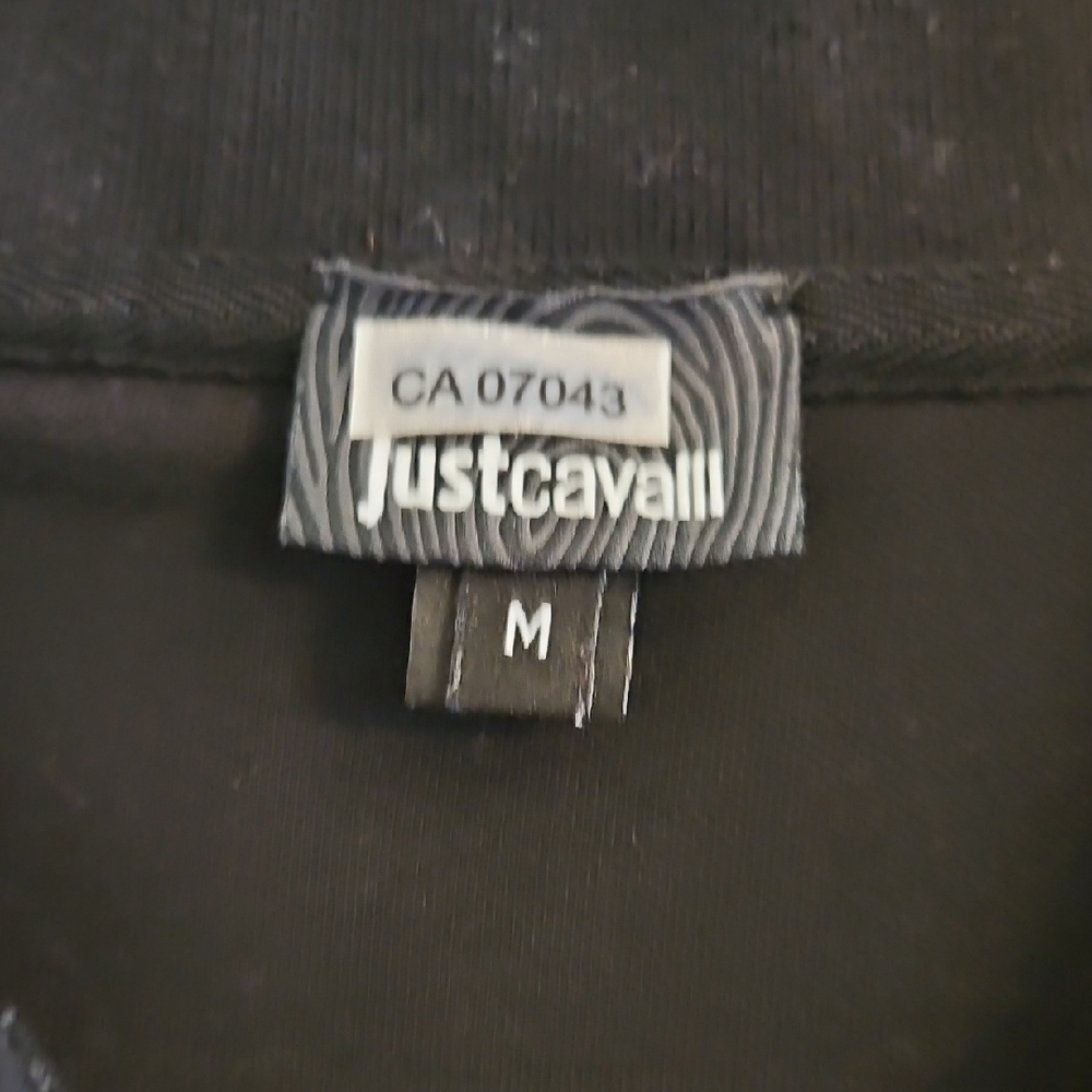 Just Cavalli Elegant Black Tee